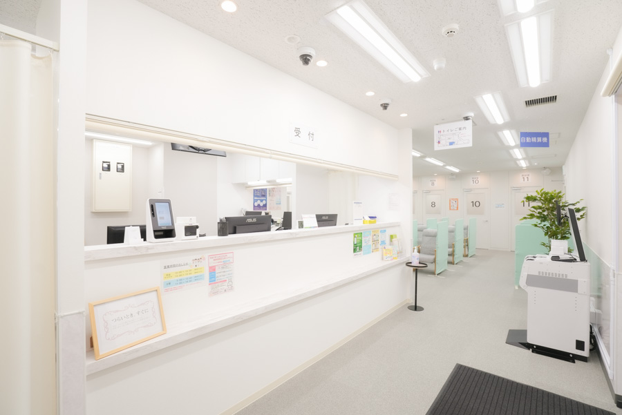 ゆうメンタルクリニック札幌院受付